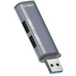 ADS-302A 3 in 1 USB to USB 3.0 / 2.0 Hub Expansion Station USB Adapter(Grey)