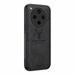 For OPPO Find X8 Deer Head Cloth Skin All-inclusive Phone Case(Black)