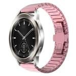 For Xiaomi Watch S3 22mm One Bead Paint Butterfly Buckle Alloy Watch Band(Pink)