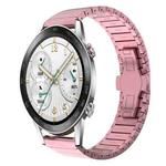 For Honor Watch GS 3i 22mm One Bead Paint Butterfly Buckle Alloy Watch Band(Pink)