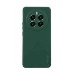 For Realme 12 Pro+ ENKAY Liquid Silicone Soft Shockproof Phone Case(Dark Green)