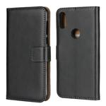 Leather Horizontal Flip Holster for Moto P30 Play ,with Magnetic Clasp and Bracket and Card Slot and Wallet(Black)