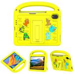 For iPad mini 6 Cartoon Sparrow EVA Shockproof Tablet Case(Yellow)