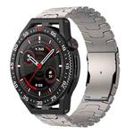 For Huawei Watch GT 3 SE 22mm Double Lock Buckle Turtle Titanium Steel Watch Band(Titanium)