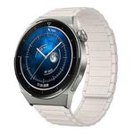 For Huawei Watch GT 3 Pro 46mm 22mm I-shaped Magnetic Silicone Watch Band(Starlight)