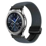 For Samsung Galaxy Gear S3 Classic 22mm Magnetic Buckle Braided Watch Band(Space Gray)