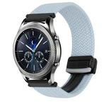 For Samsung Galaxy Gear S3 Classic 22mm Magnetic Buckle Braided Watch Band(Blue)