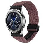 For Samsung Galaxy Gear S3 Classic 22mm Magnetic Buckle Braided Watch Band(Smoky Purple)