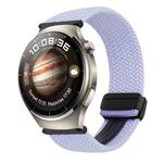 For Huawei Watch 4 Pro 22mm Magnetic Buckle Braided Watch Band(Purple)