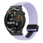 For Huawei Watch GT Runner 22mm Magnetic Buckle Braided Watch Band(Purple)