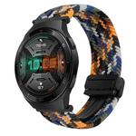For Huawei Watch GT 2e 22mm Magnetic Buckle Braided Watch Band(Camouflage Color)