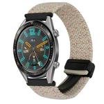 For Huawei Watch GT 22mm Magnetic Buckle Braided Watch Band(Starlight)