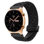 For Honor Watch GS 3 22mm Magnetic Buckle Braided Watch Band(Stars Black)