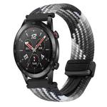 For Honor Watch GS 3i 22mm Magnetic Buckle Braided Watch Band(Z Dark Chocolate)