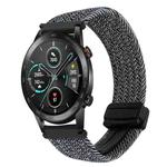 For Honor Magic Watch 22mm Magnetic Buckle Braided Watch Band(Graphite Black)