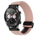 For Honor Watch Dream 22mm Magnetic Buckle Braided Watch Band(Starlight Pink)