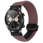 For Honor Watch Dream 22mm Magnetic Buckle Braided Watch Band(Smoky Purple)