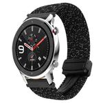 For Amazfit Watch GTR 4 22mm Magnetic Buckle Braided Watch Band(Stars Black)