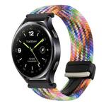 For Xiaomi Watch 2 22mm Magnetic Buckle Braided Watch Band(Colorful)