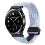 For Xiaomi Watch 2 22mm Magnetic Buckle Braided Watch Band(Violet)