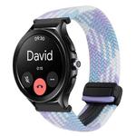 For Xiaomi Watch S3 22mm Magnetic Buckle Braided Watch Band(Violet)