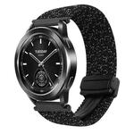 For Xiaomi Watch 2 Pro 22mm Magnetic Buckle Braided Watch Band(Stars Black)