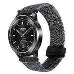 For Xiaomi Watch 2 Pro 22mm Magnetic Buckle Braided Watch Band(Graphite Black)