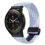 For Xiaomi Watch S1 Pro 22mm Magnetic Buckle Braided Watch Band(Violet)