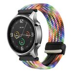 For Xiaomi Watch Color 22mm Magnetic Buckle Braided Watch Band(Colorful)