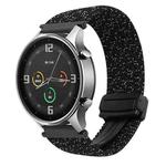 For Xiaomi Watch Color 22mm Magnetic Buckle Braided Watch Band(Stars Black)