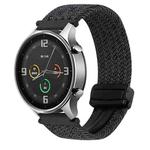 For Xiaomi Watch Color 22mm Magnetic Buckle Braided Watch Band(Black)