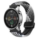 For Xiaomi Watch Color 22mm Magnetic Buckle Braided Watch Band(Dazzling Black)