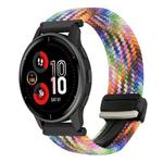 For COROS Pace 3 22mm Magnetic Buckle Braided Watch Band(Colorful)