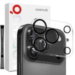 For iPhone 17 Pro Max NORTHJO Camera Lens Protector 3D Night Shot Tempered Glass Film(Black)