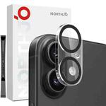 For iPhone 17 NORTHJO Camera Lens Protector 3D Night Shot Tempered Glass Film(Black)