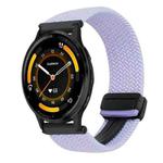 For Garmin Venu 3 22mm Magnetic Buckle Braided Watch Band(Purple)