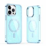 For iPhone 12 Pro Glitter MagSafe Shockproof Phone Case(Blue)