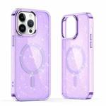 For iPhone 12 Pro Glitter MagSafe Shockproof Phone Case(Purple)