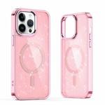 For iPhone 12 Pro Max Glitter MagSafe Shockproof Phone Case(Pink)