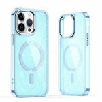 For iPhone 12 Pro Max Glitter MagSafe Shockproof Phone Case(Blue)