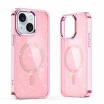 For iPhone 15 Glitter MagSafe Shockproof Phone Case(Pink)