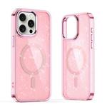 For iPhone 15 Pro Glitter MagSafe Shockproof Phone Case(Pink)