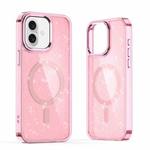 For iPhone 16 Plus Glitter MagSafe Shockproof Phone Case(Pink)