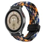 For Samsung Galaxy Watch 5 Pro 20mm Magnetic Buckle Braided Watch Strap(Camouflage Color)