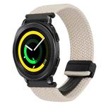 For Samsung Gear Sport 20mm Magnetic Buckle Braided Watch Strap(Starlight)