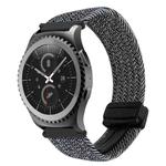 For Samsung Gear S2 Classic 20mm Magnetic Buckle Braided Watch Strap(Metallic  Gray)