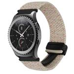 For Samsung Gear S2 Classic 20mm Magnetic Buckle Braided Watch Strap(Starlight Colour)