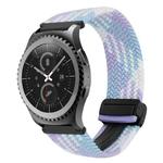 For Samsung Gear S2 Classic 20mm Magnetic Buckle Braided Watch Strap(Violet)