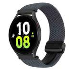 For Samsung Galaxy Watch 5 20mm Magnetic Buckle Braided Watch Strap(Space Gray)