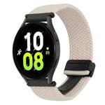 For Samsung Galaxy Watch 5 20mm Magnetic Buckle Braided Watch Strap(Starlight)